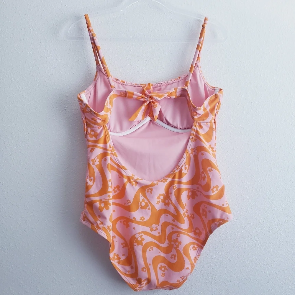 Ninety-Nine Retro Floral One Piece Swimsuit